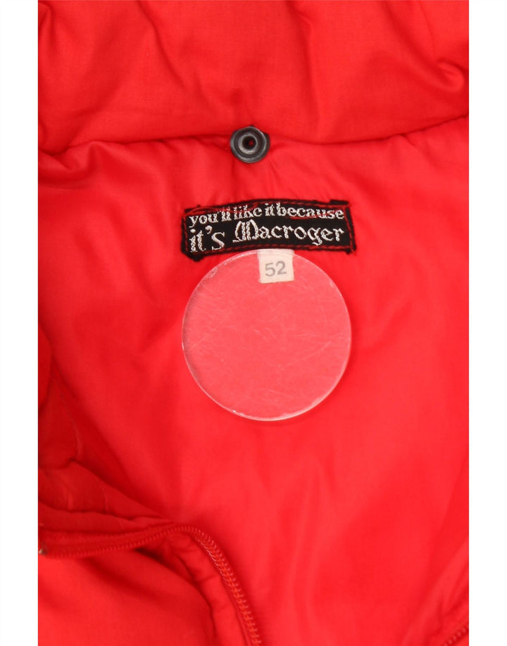 Vintage Skijakke til mænd IT 52 XL Rød