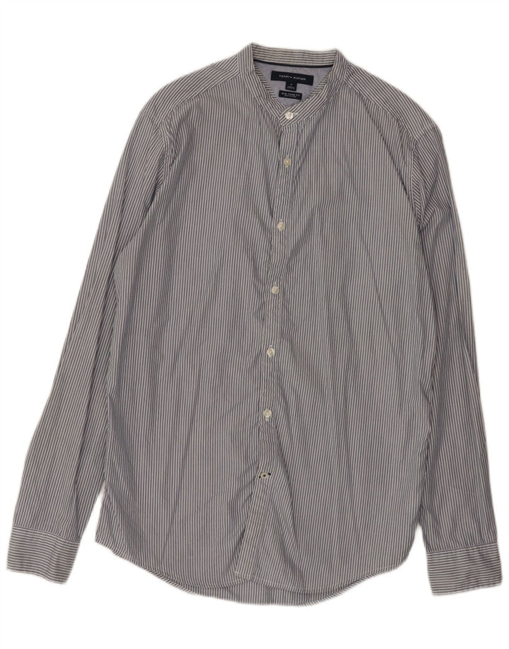 Tommy Hilfiger Herreskjorte Medium Grey Pinstripe Bomuld