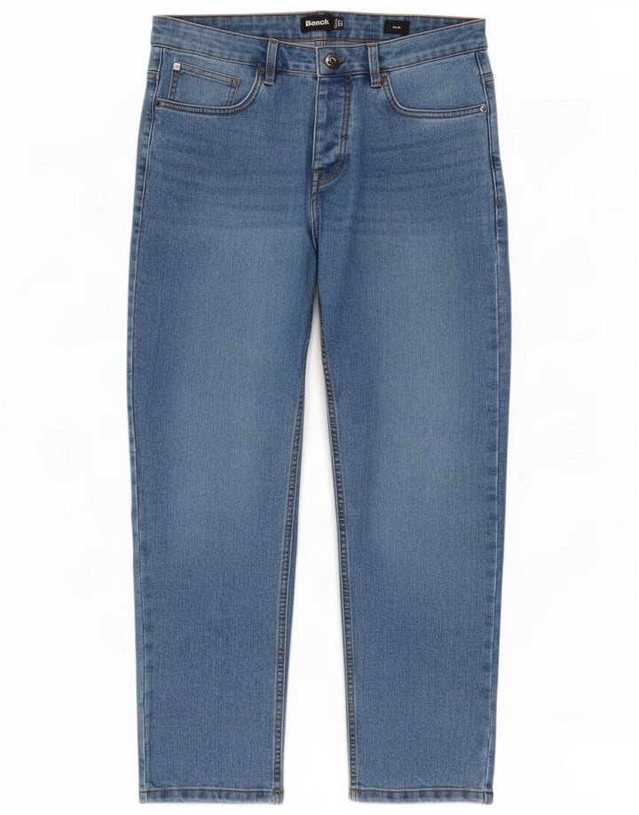 Bench Straight Jeans til mænd W34 L32 Blue Cotton
