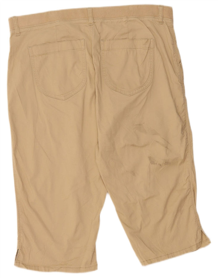 Lee Bermuda-shorts med høj talje til kvinder W36 XL Beige
