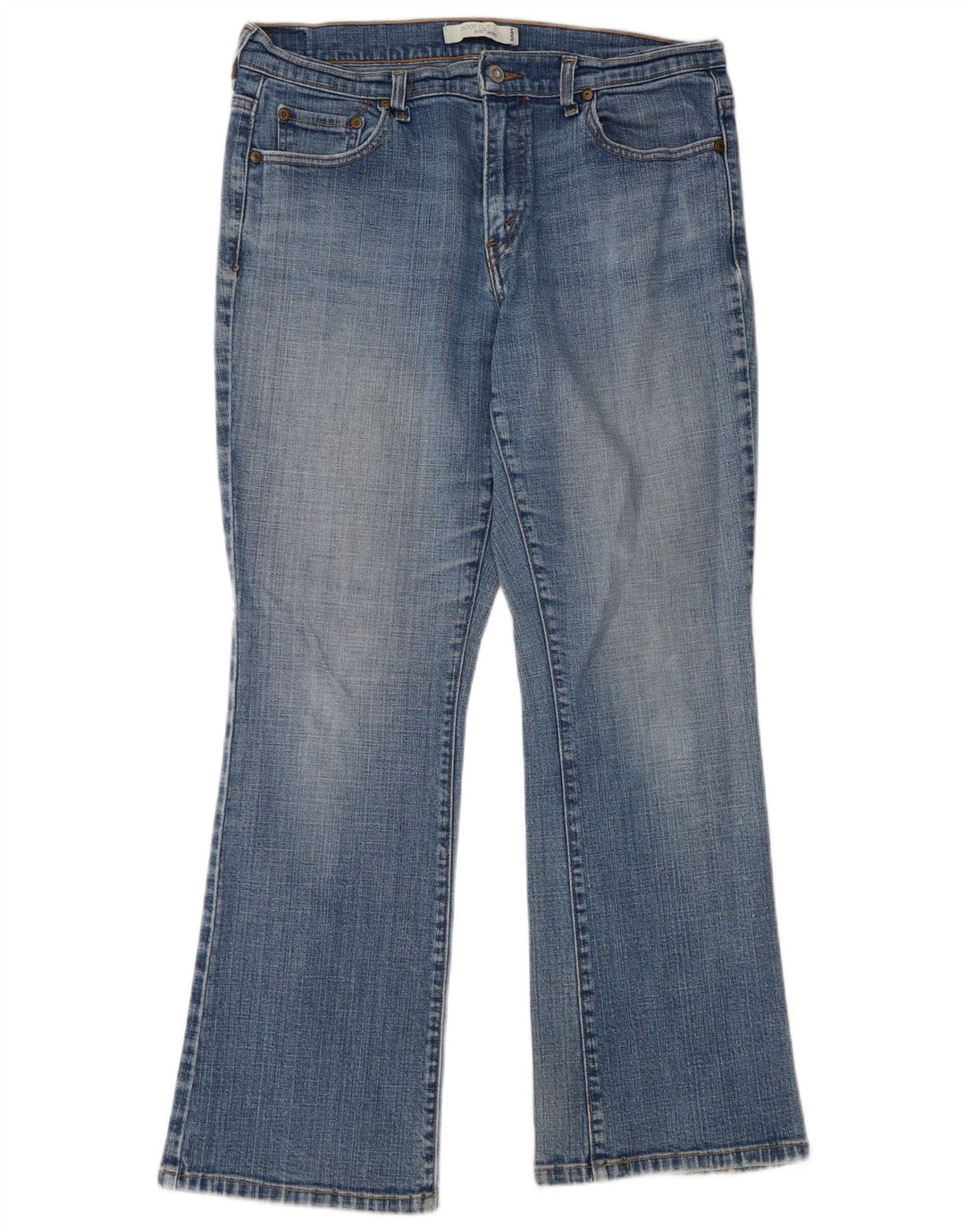 Levi's Dame 515 Bootcut Jeans US 12 Large W32 L29 Blå Bomuld