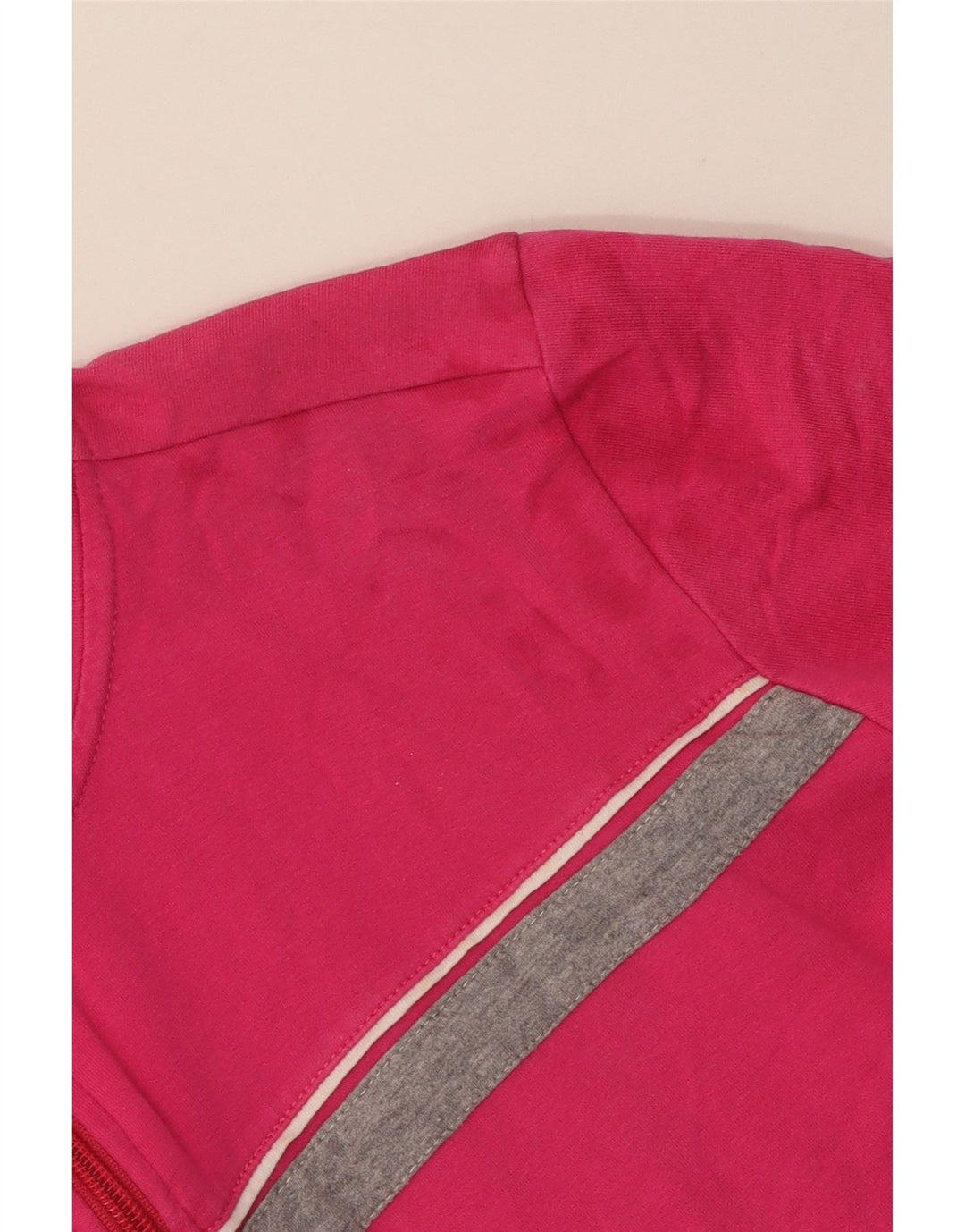 ELLESSE Træningsdragt topjakke til kvinder UK 12 Medium Pink Colourblock Bomuld