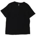 MARKS & SPENCER Womens T-Shirt Top UK 16 Large Black Cotton