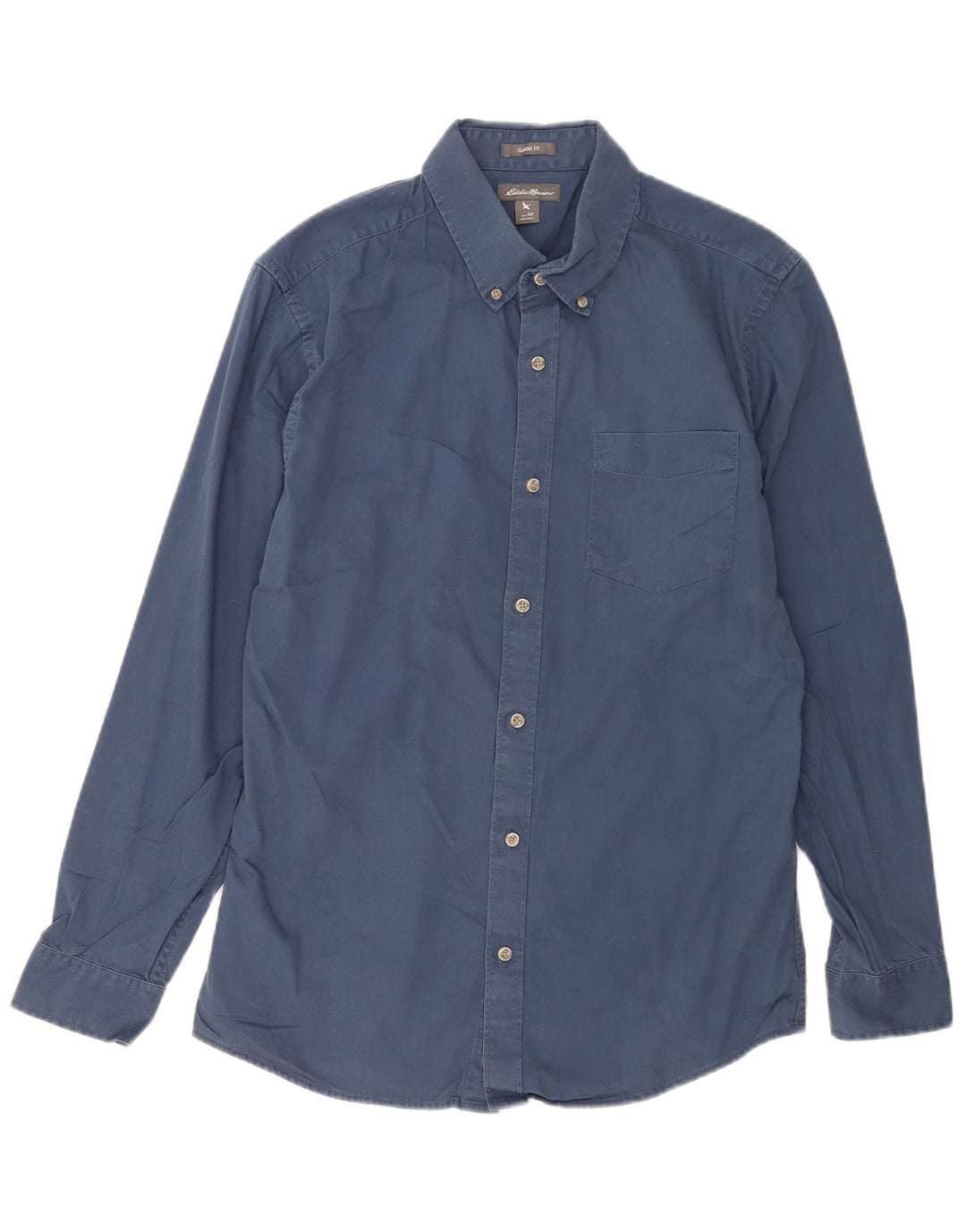 Eddie Bauer Herre Classic Fit skjorte Medium Blue Bomuld