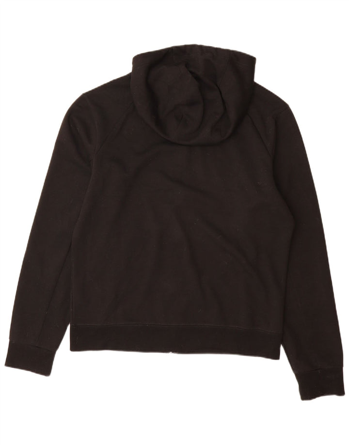 DIADORA Mens Graphic Zip Hoodie Sweater Medium Black Polyester