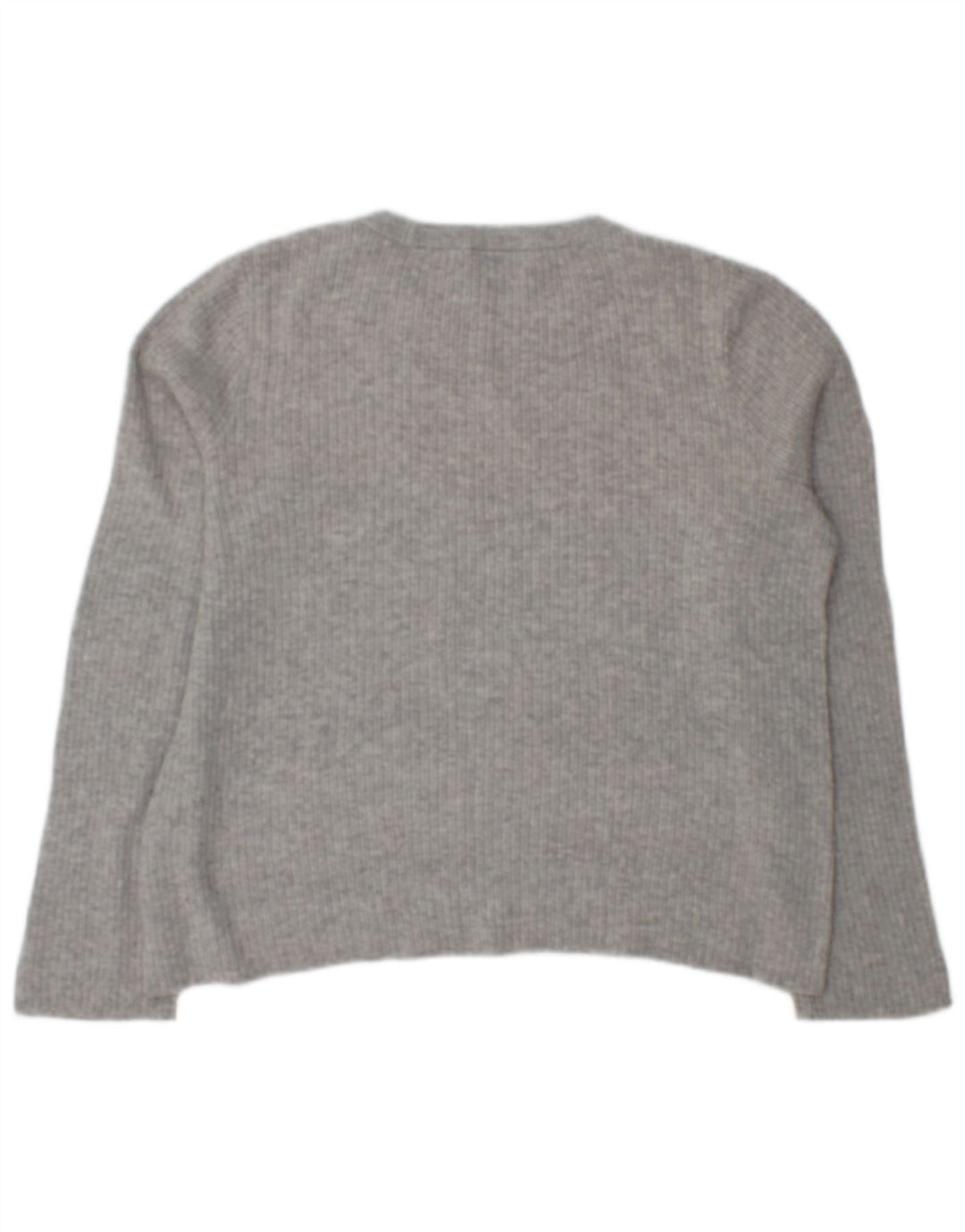 Topshop Dame Boat Neck Jumper Sweater UK 12 Medium Grey Viscose