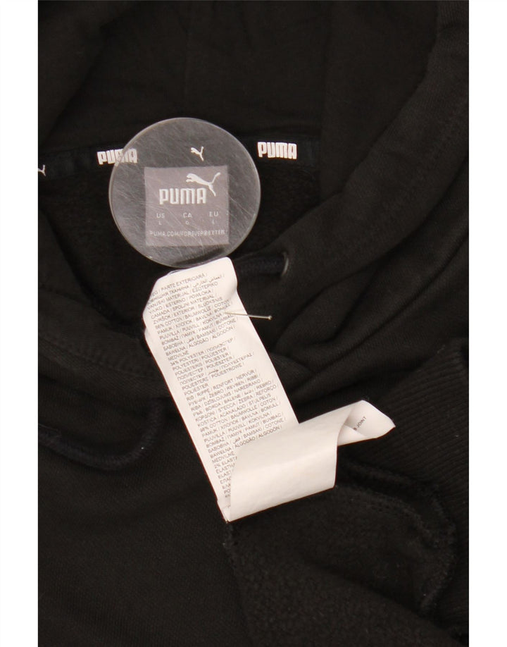 Puma Herre Hættetrøje Jumper Stor Sort Bomuld