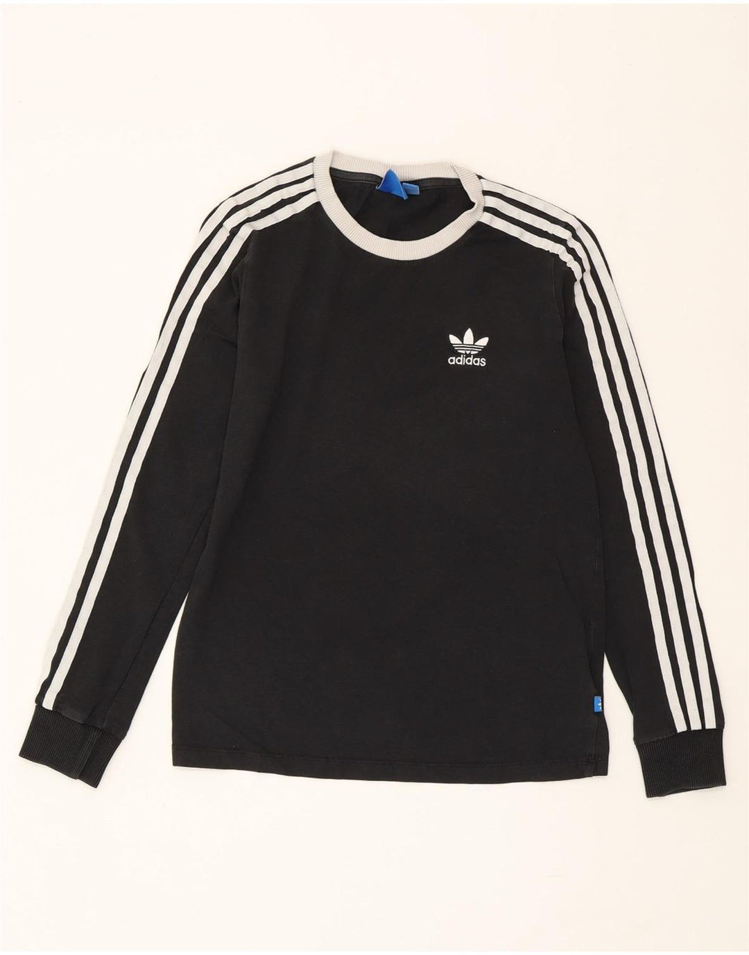 ADIDAS Dametop Langærmet UK 6 XS Sort Bomuld