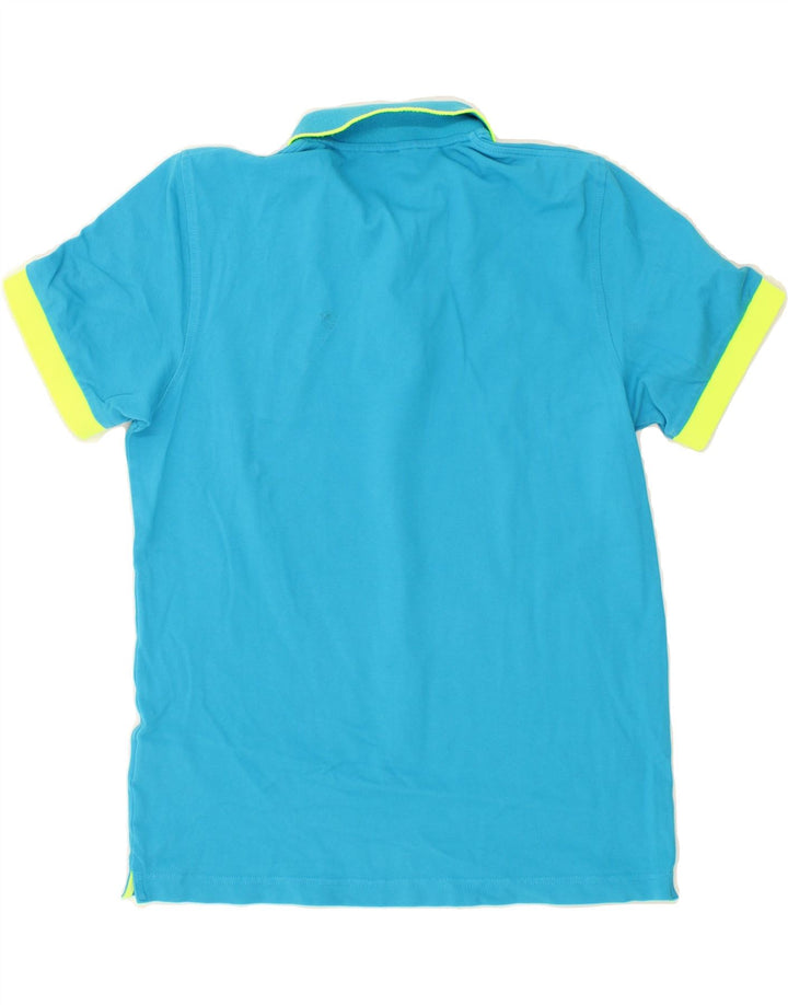 SUN68 Mens Polo Shirt Small Blue Cotton Vintage Sun68 and Second-Hand Sun68 from Messina Hembry 