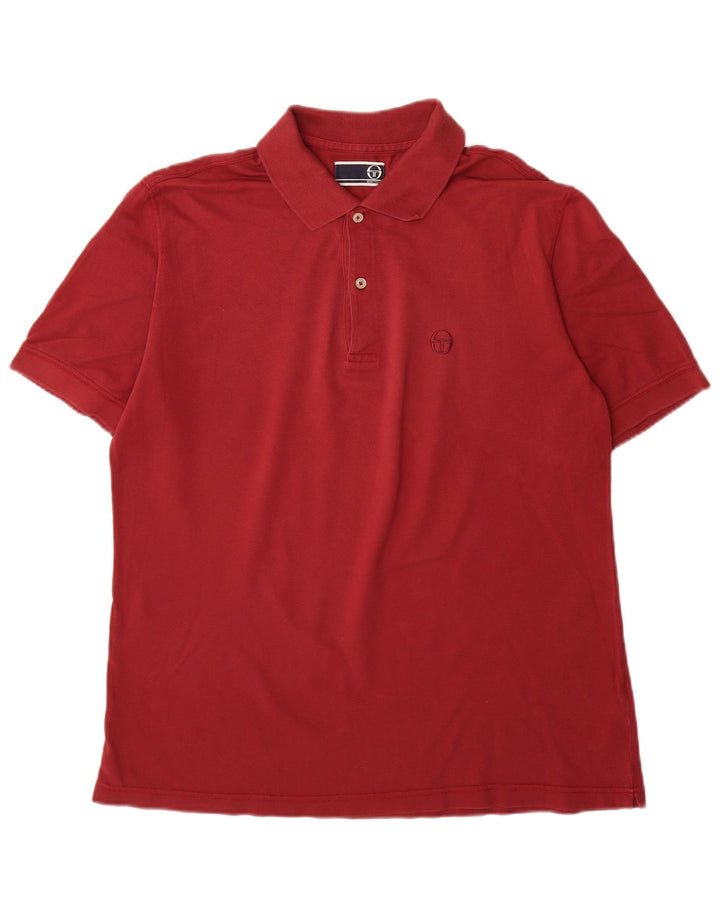 Sergio Tacchini Herre poloskjorte Stor Bourgogne bomuld