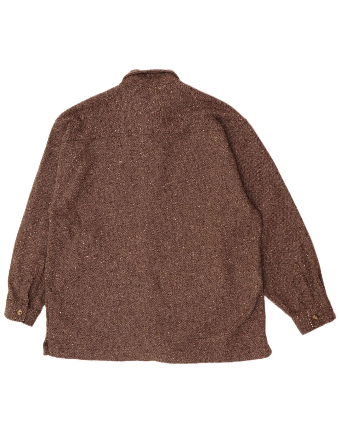 Lerros Herre Overshirt Skjorte XL Brun Flecked Acryl