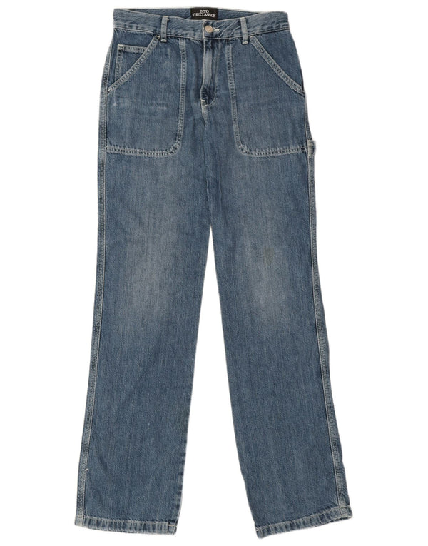 Zara Womens Carpenter Straight Jeans EU 38 Small W28 L34 Blue