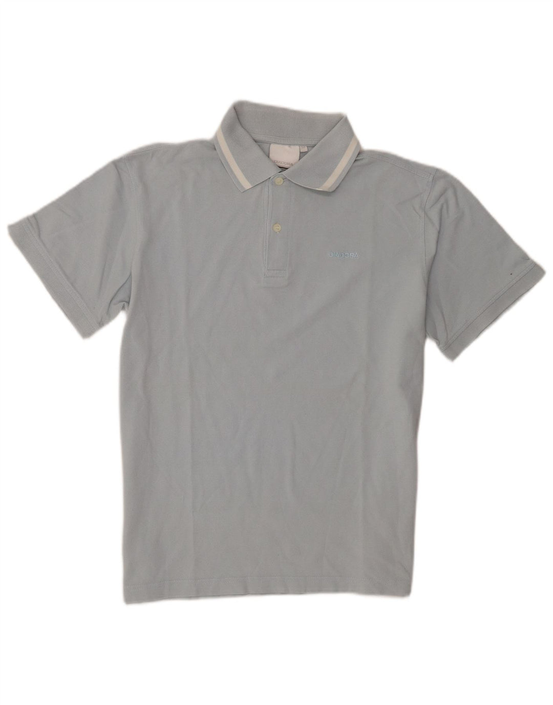 Diadora Herre Kortærmet Regular Fit Polo Shirt Medium Blue Bomuld