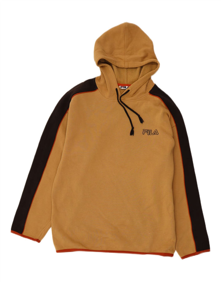FILA Hættetrøje til mænd Medium Beige Colourblock Bomuld