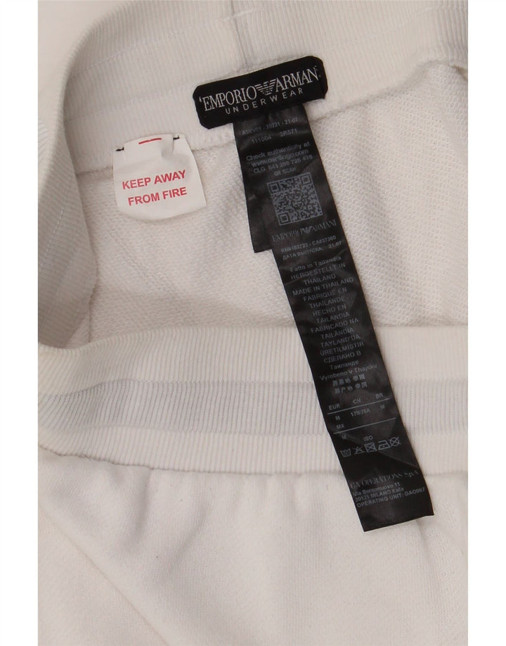 EMPORIO ARMANI Sportshorts til mænd Medium hvid bomuld