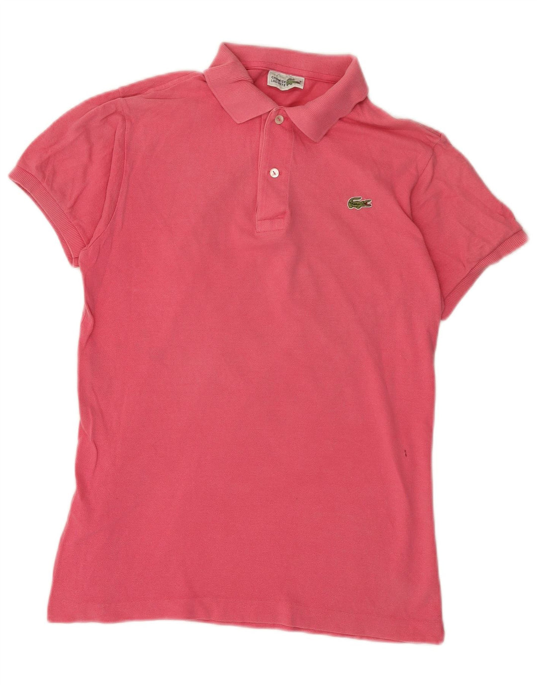 Lacoste herre poloskjorte str. 3 Lille pink bomuld