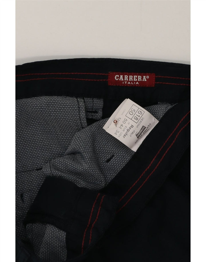 CARRERA Herre 618 Cargo Shorts IT 50 Large W34 Marineblå Bomuld