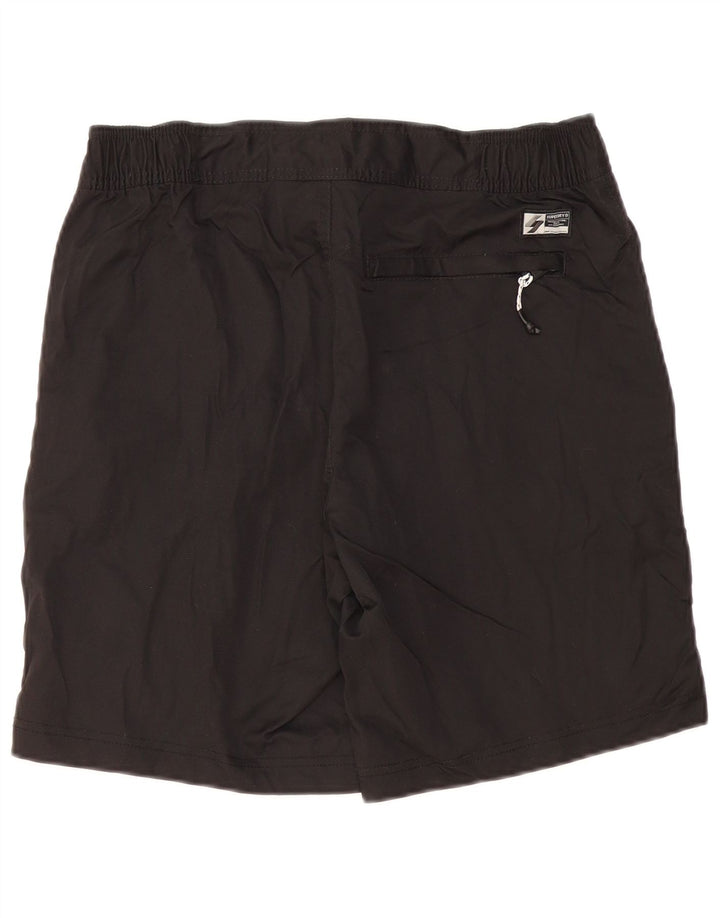 Superdry Grafiske svømmeshorts til mænd, medium sort polyester