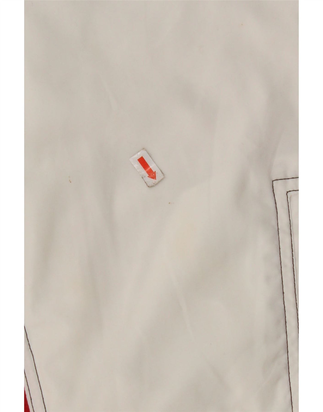 LOTTO Træningsdragt til mænd, topjakke UK 36/38 Small White Colourblock Polyester