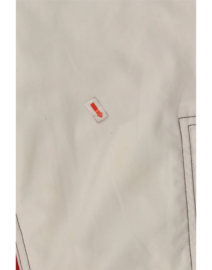 LOTTO Træningsdragt til mænd, topjakke UK 36/38 Small White Colourblock Polyester