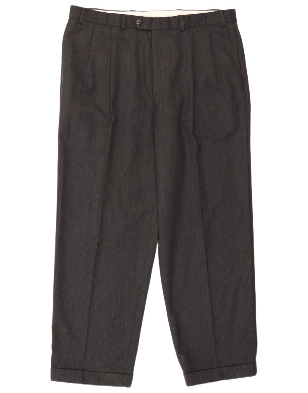 Marks & Spencer Herre St. Michael Pegged Casual Bukser W38 L29 Grå uld