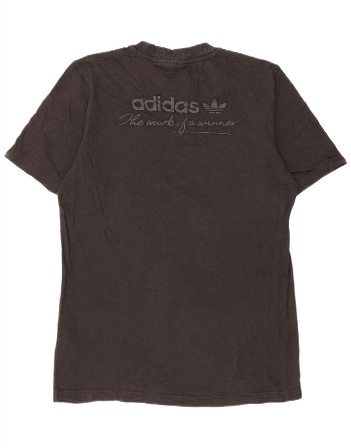 Adidas herre T-shirt top lille sort bomuld