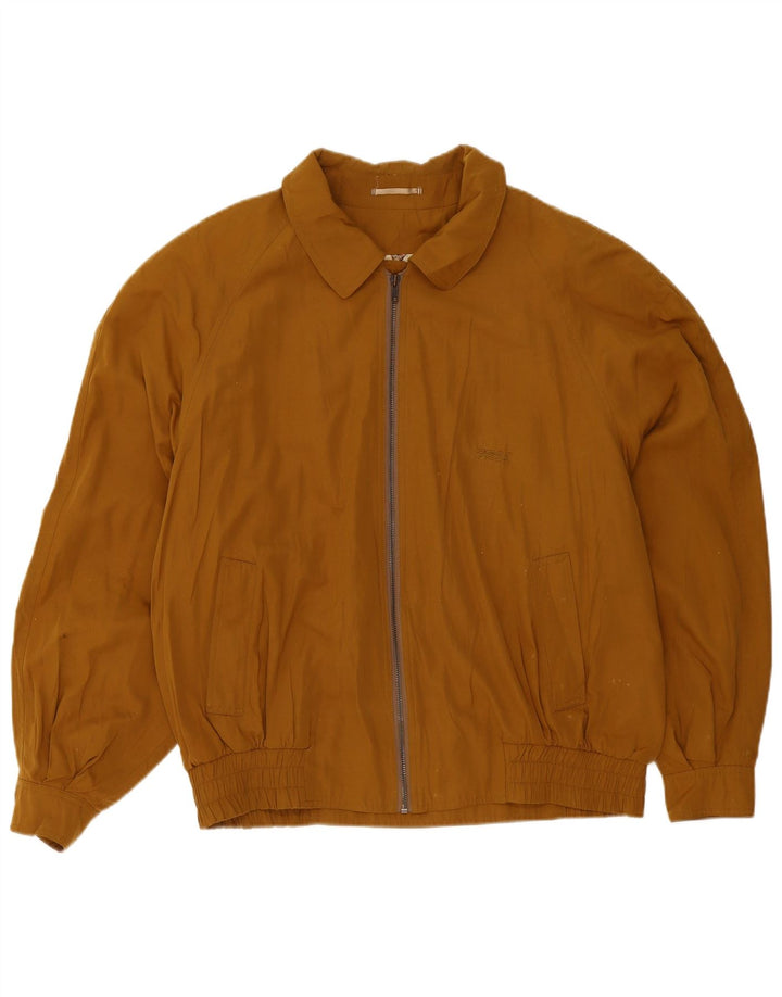 By Mura Mens Bomber Jacket UK 42 XL Beige Polyester