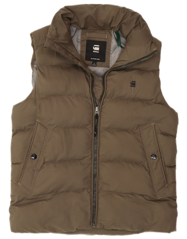 G-Star Herre Polstret Gilet UK 38 Medium Khaki Polyester