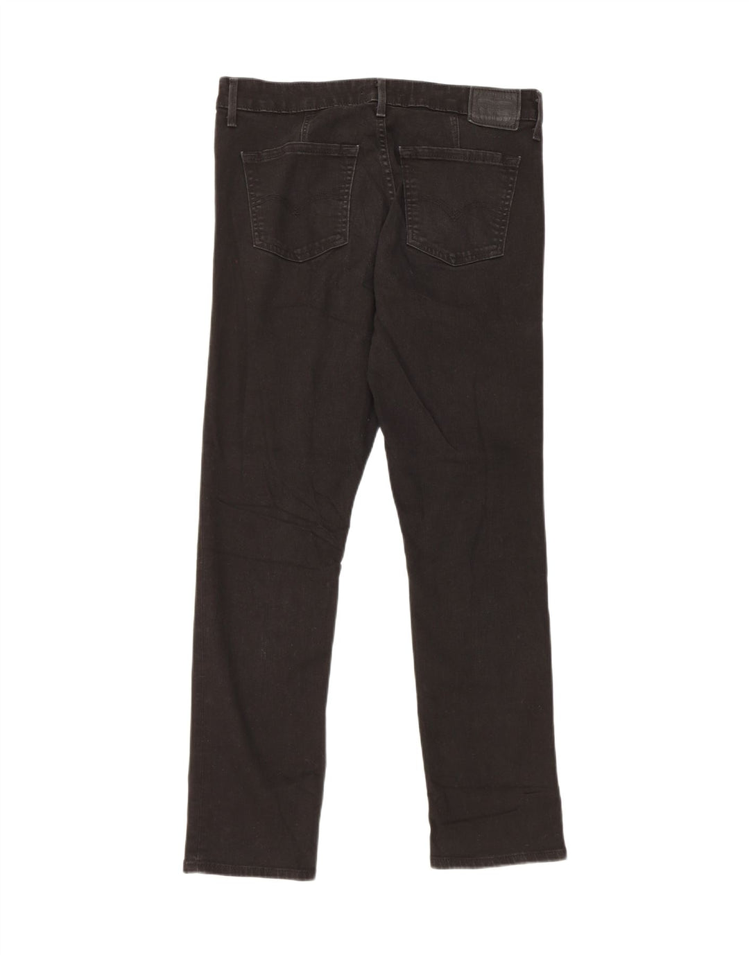 Levi's Dame 712 Slim Jeans W30 L30 Sort Bomuld