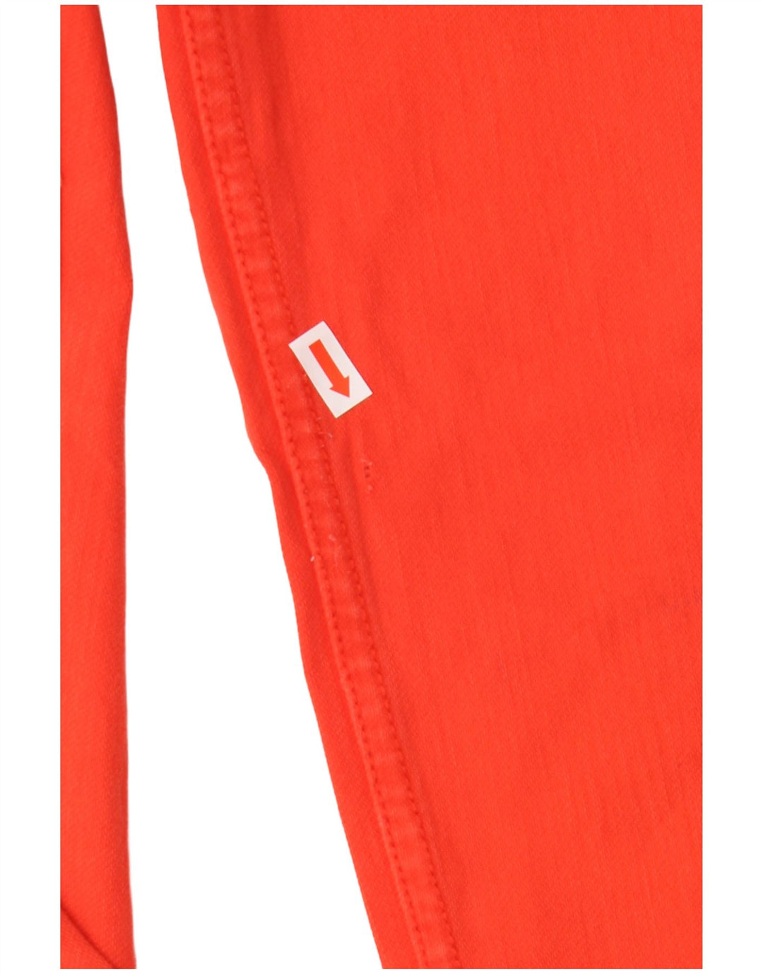 FRANSK FORBINDELSE Dame Skinny Jeans UK 8 Small W25 L30 Orange Bomuld