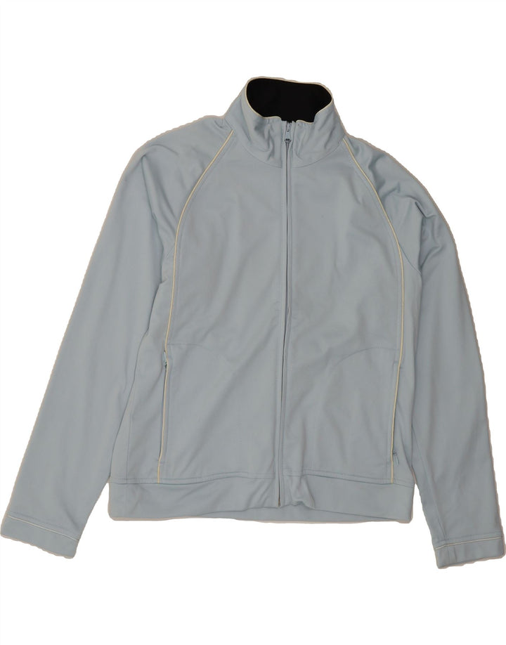 CHAMPION Womens Tracksuit Top Jacket UK 12 Medium Blue Polyester Vintage Champion and Second-Hand Champion from Messina Hembry 