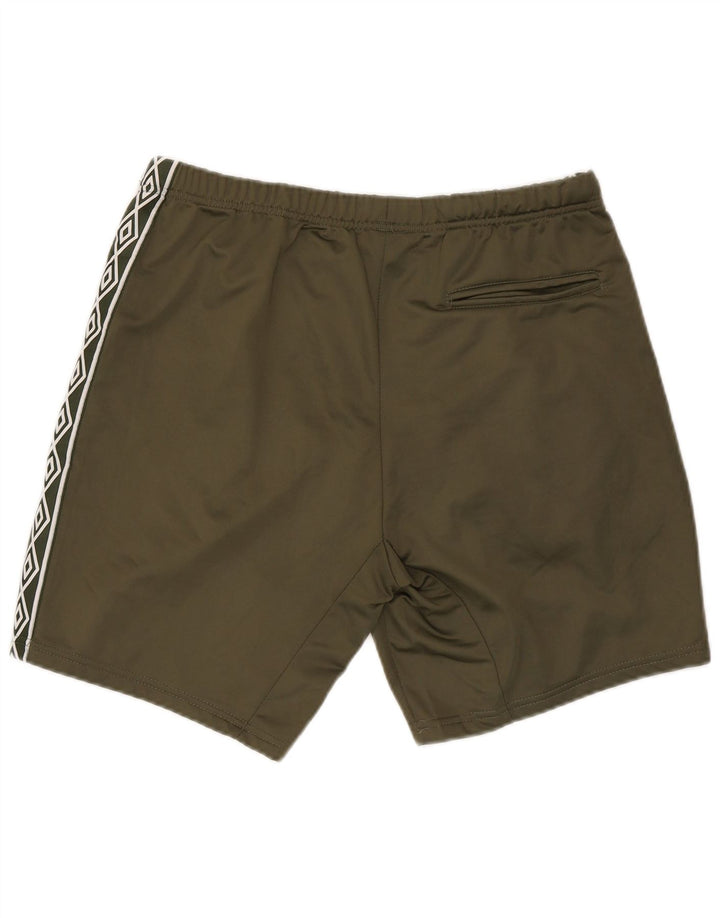 Umbro Herre grafiske sportsshorts Large Khaki Polyester