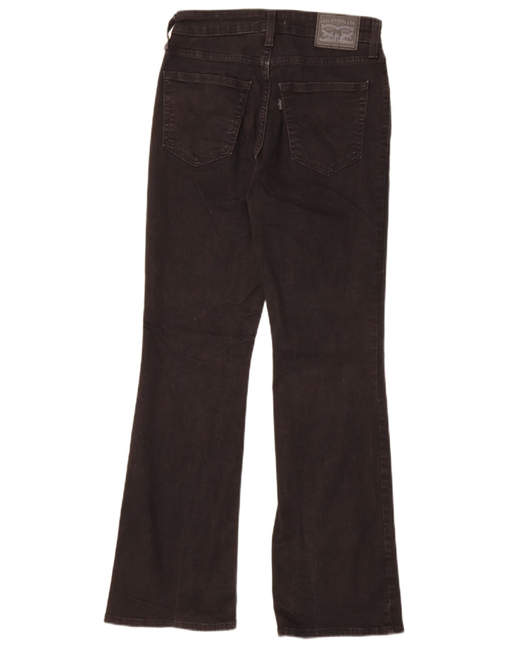 Levi's Dame 725 High Rise Bootcut Jeans W27 L30 Sort Bomuld