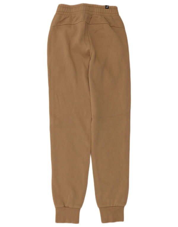 Puma træningsdragt til kvinder Joggers UK 4 XS Beige Bomuld
