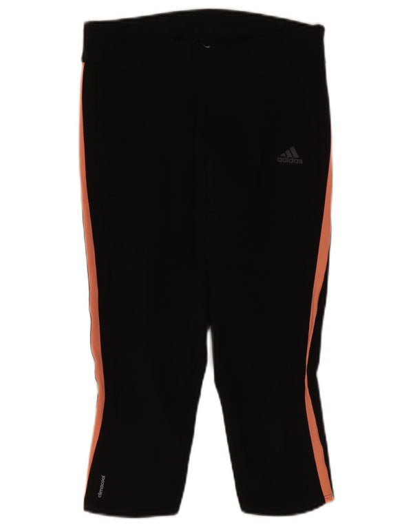 Adidas Womens Climalite Tracksuit Trousers UK 8/10 Small Black Colourblock