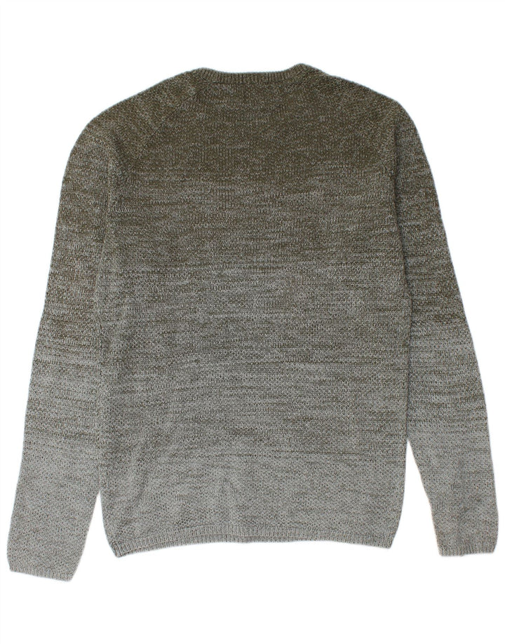 Jack & Jones Herre trøjetrøje med rund hals Medium Khaki Colourblock Bomuld