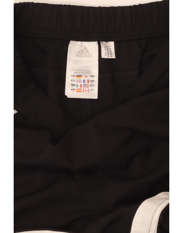 ADIDAS sportsshorts til kvinder UK 12 medium sort polyester