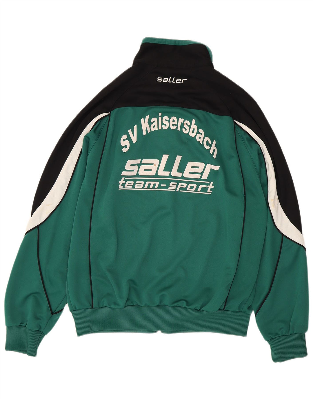 Saller Herre grafisk træningsdragt Topjakke Stor Grøn Colourblock Polyester