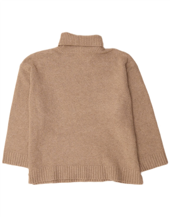 Marks & Spencer Dame Oversized rullehals sweater UK 18 XL Beige