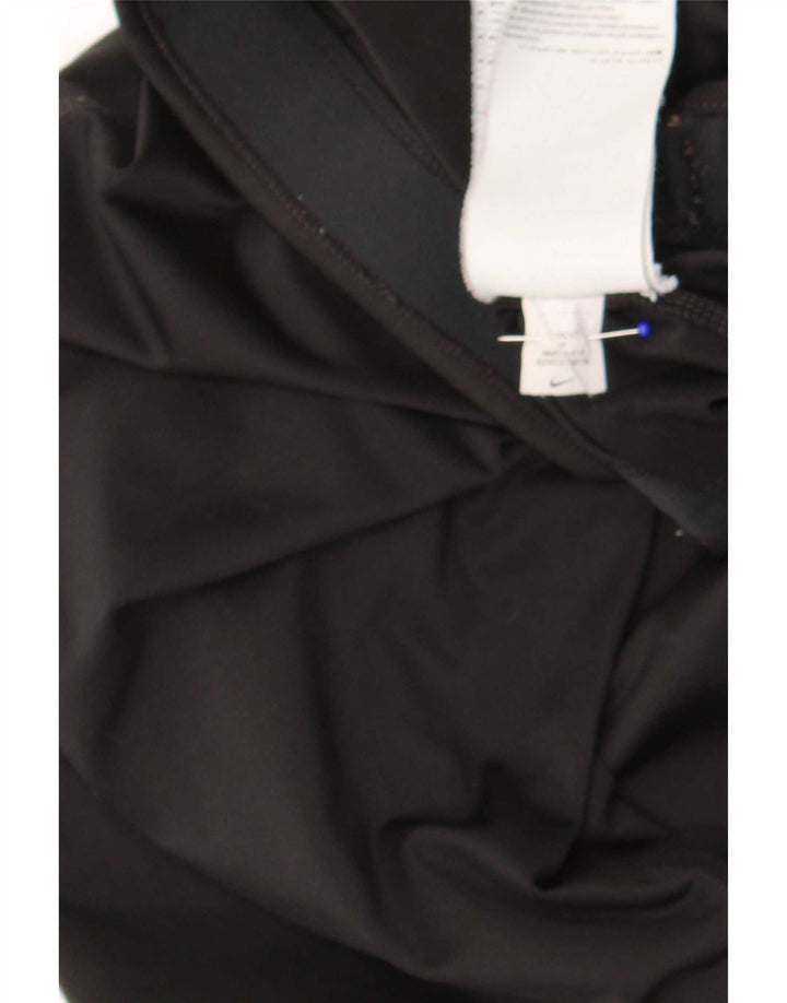 Nike Dame Leggings UK 12 Medium Sort Polyester Sports