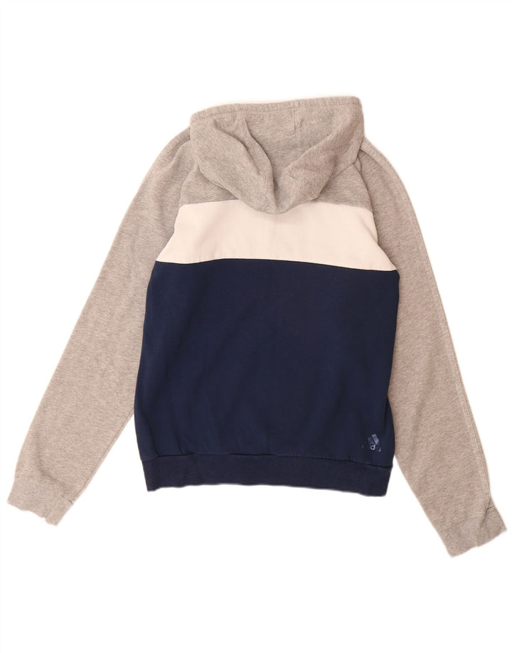 ADIDAS Grafisk hættetrøje til mænd Medium Flerfarvet Colourblock Bomuld