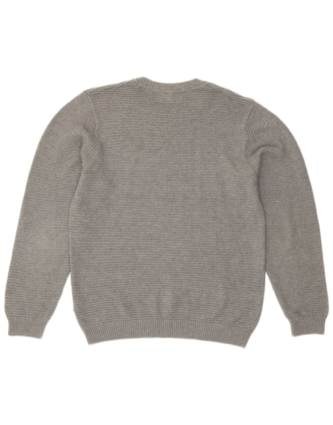 Marks & Spencer herre skræddersyet pasform med rund hals sweater mellemgrå