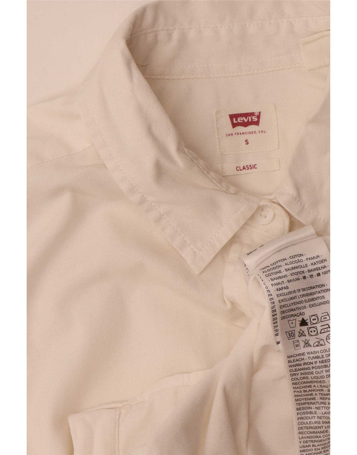 Levi's Boys Classic Fit skjorte 14-15 år Lille hvid bomuld
