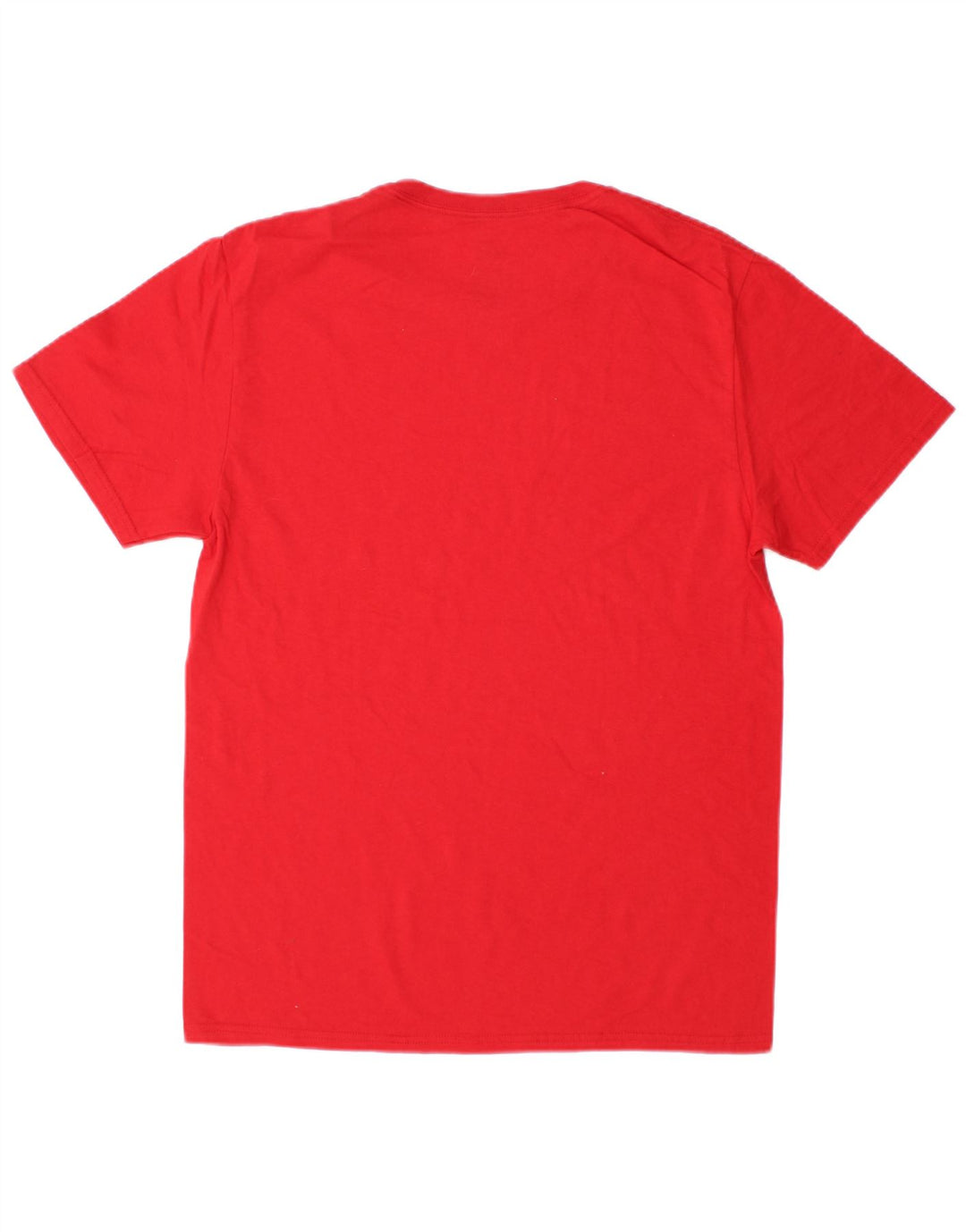 RUSSELL ATHLETIC Herre T-Shirt Top Medium Rød Bomuld
