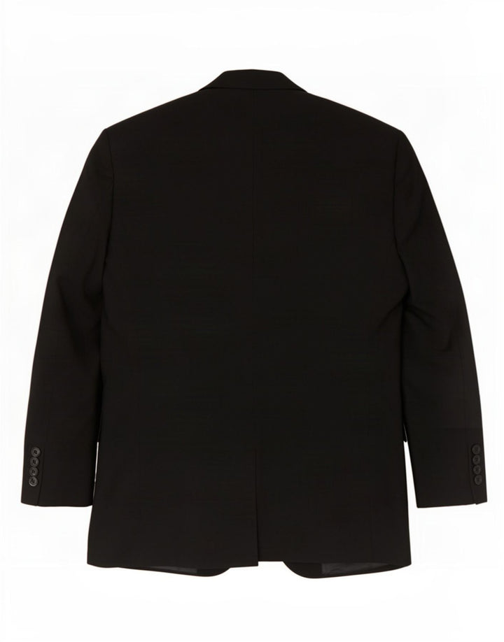 Marks & Spencer Herre 2-knaps blazerjakke UK 38 Medium Sort Polyester