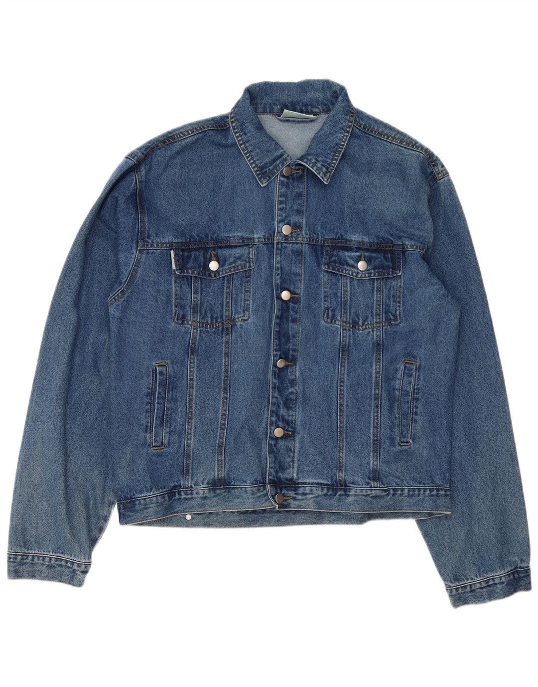 Giani Feroti Herre denimjakke UK 40 Stor Blå Bomuld