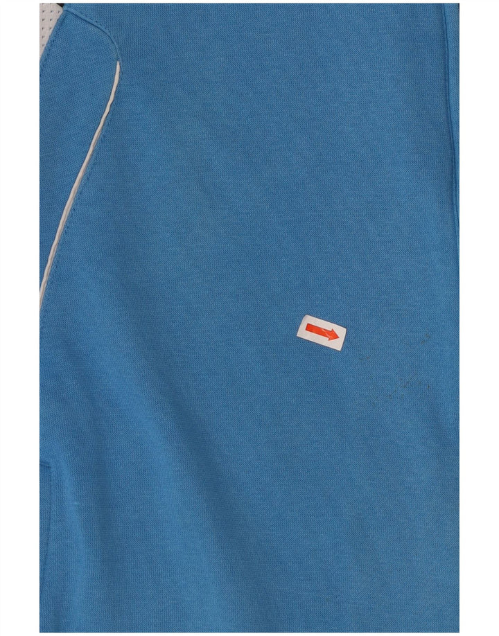 ADIDAS Træningsdragt til mænd, topjakke UK 40/42 Medium Blue Colourblock Bomuld