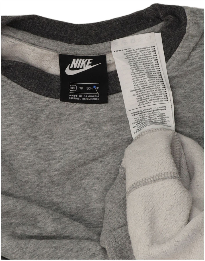 Nike Sweatshirt til mænd XS Grå Flecked Bomuld