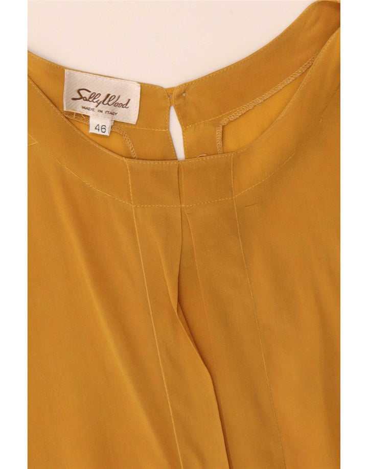 Vintage Damebluse Top IT 46 Large Beige