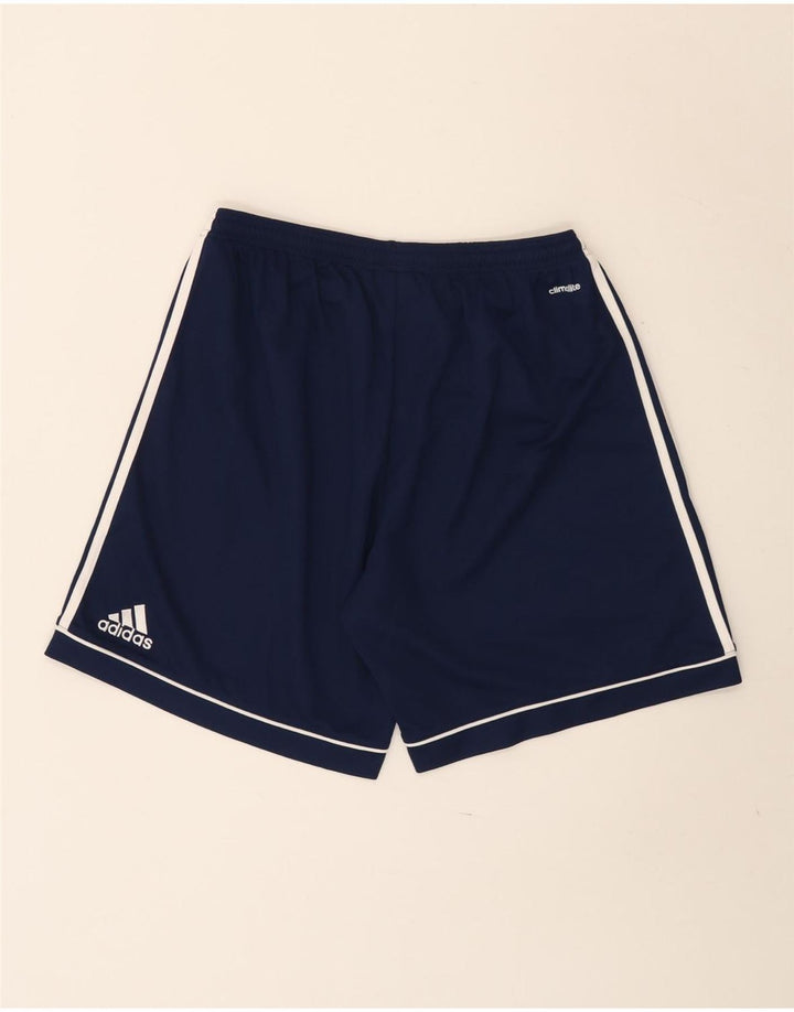 Adidas Herre Climalite Sportshorts store marineblå polyester